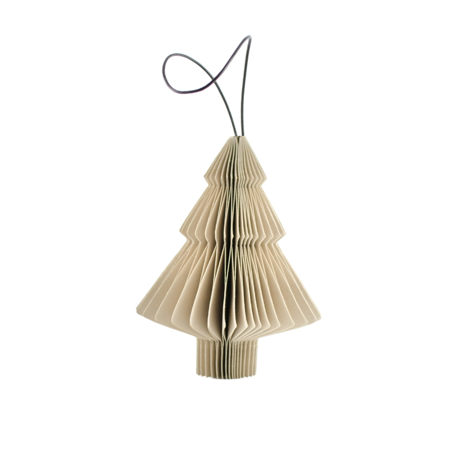 Linen Paper Tree Ornament 10cm