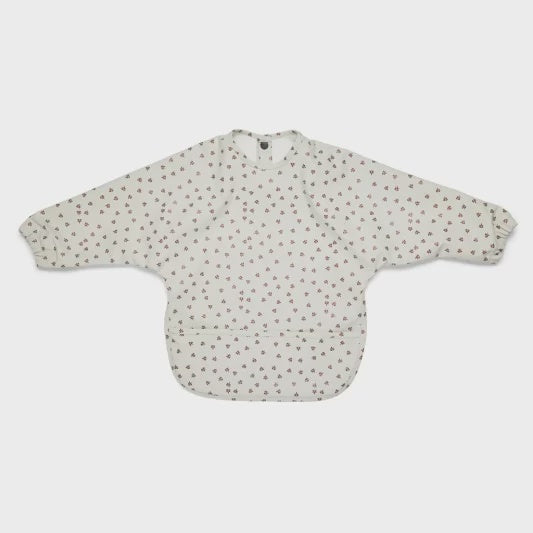Luna Coated Bib Cream Leaf