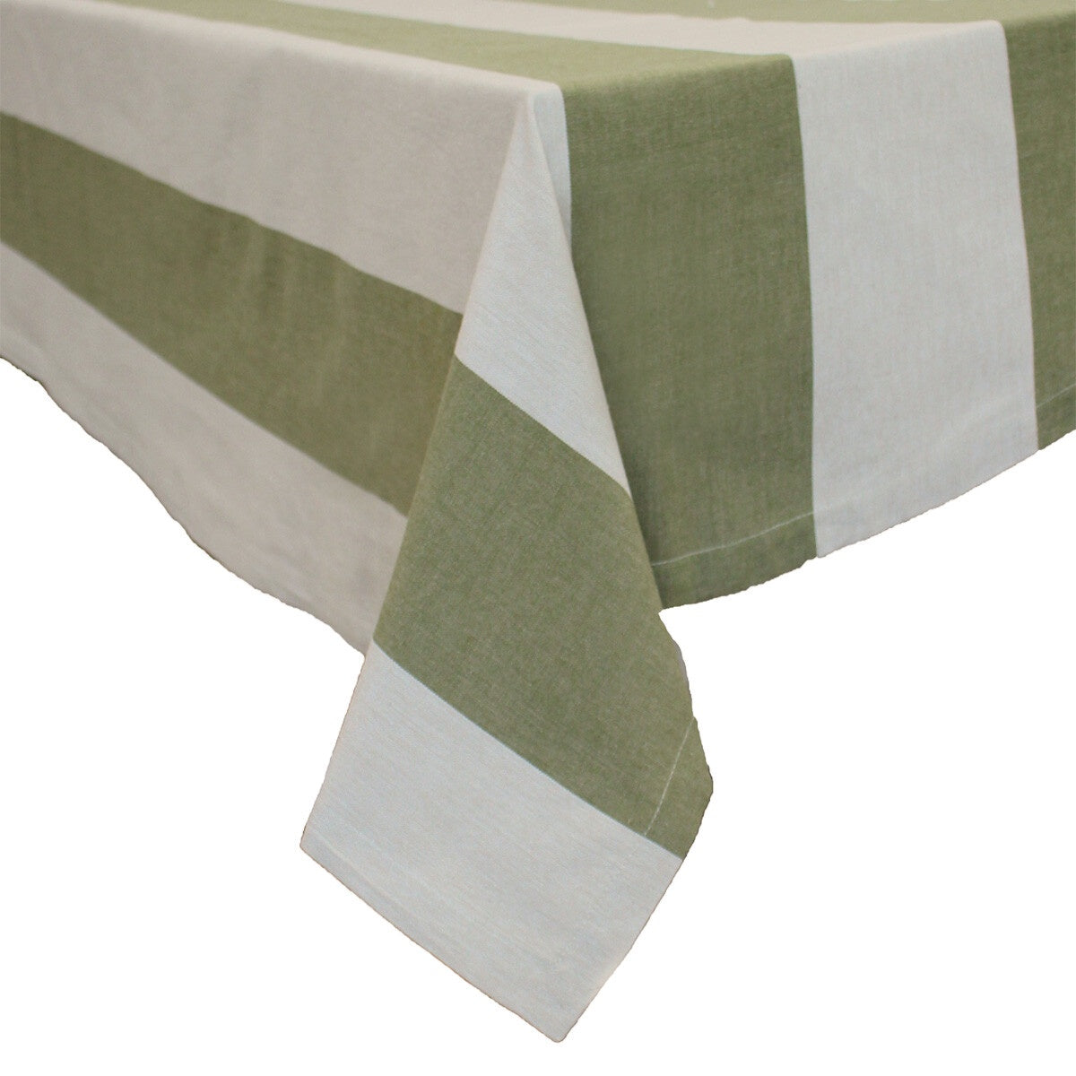 Olive Stripe Tablecloth XL 150cm x 360cm - Gateway Gifts