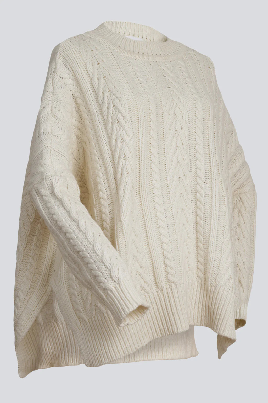 Soft Touch Cable Pullover / Ivory - Gateway Gifts