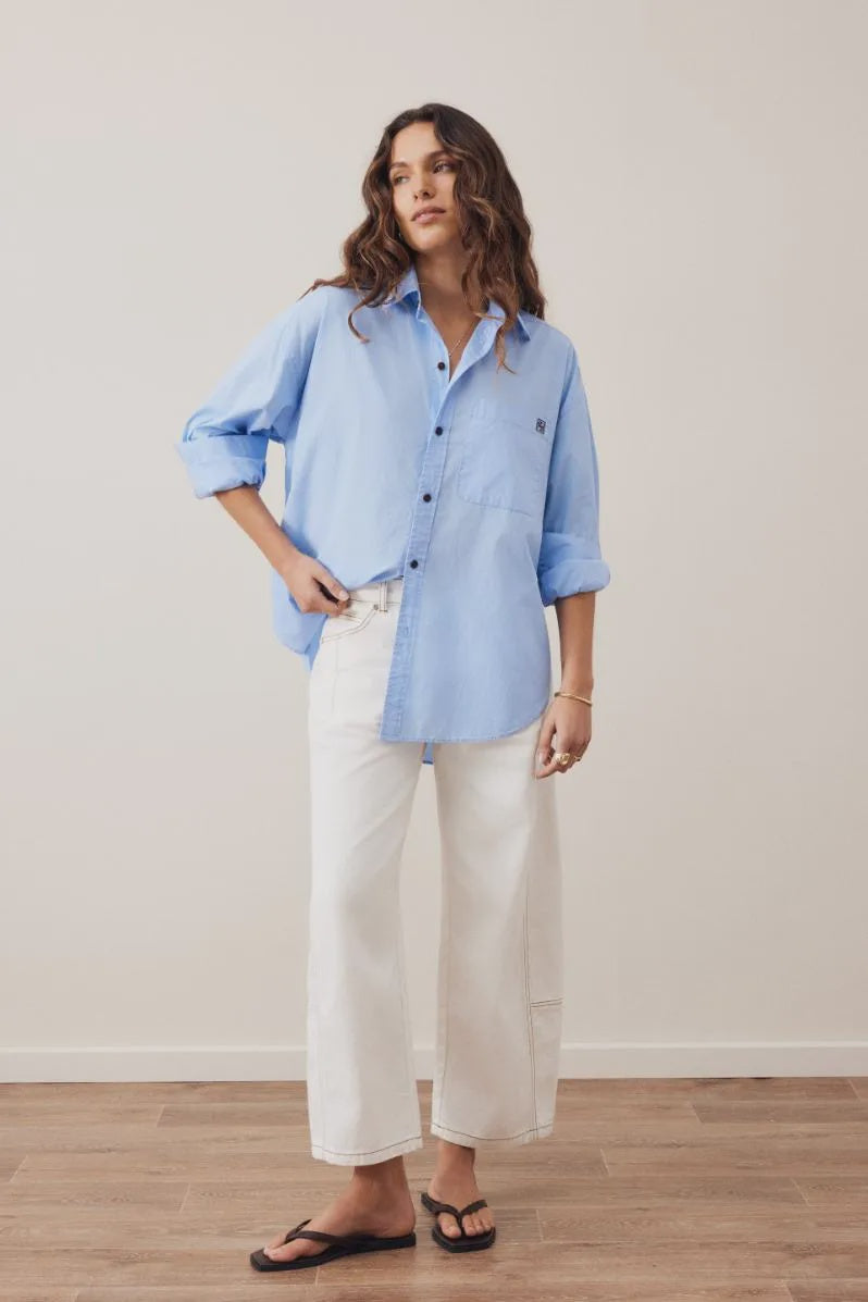 Peta Oversize Shirt Sky Blue