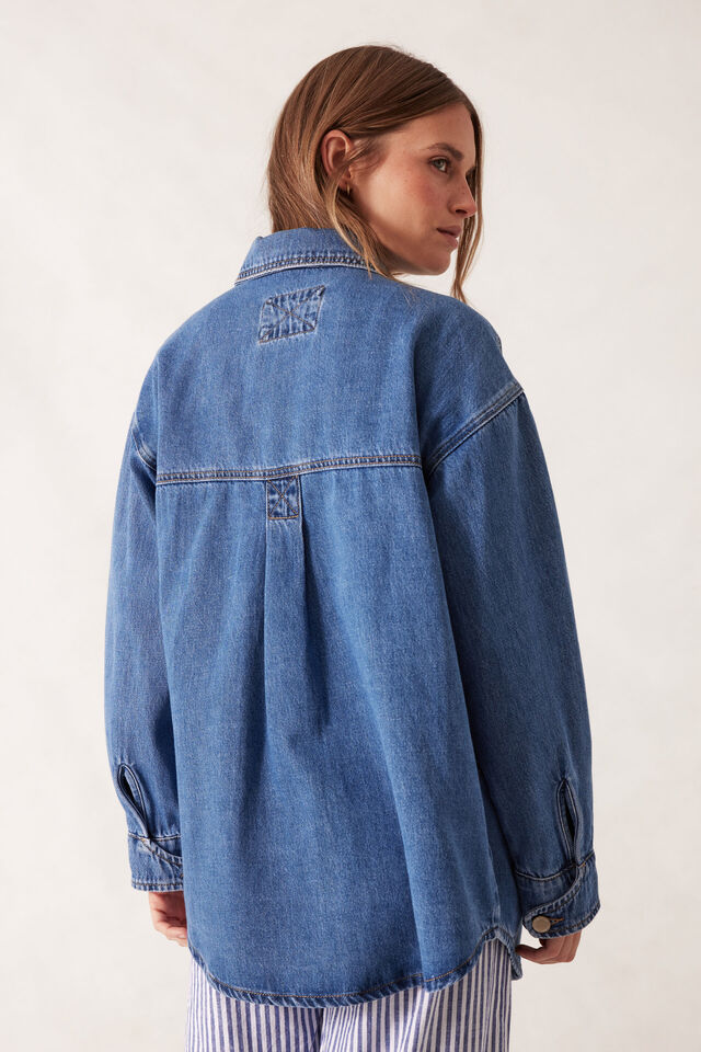 Bobbi Side Pocket Shackett - Gateway Gifts