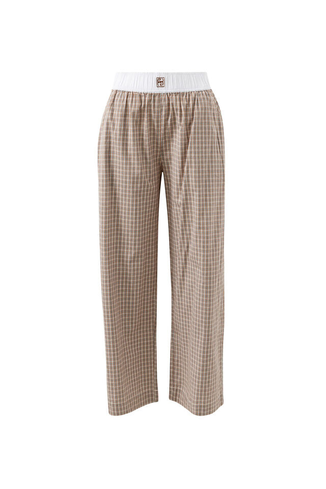 The Lounge Pant Toffee Check - Gateway Gifts