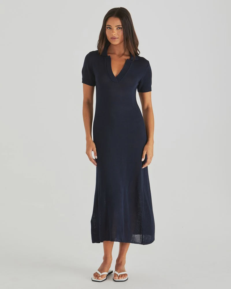Abbie Knit Polo Dress