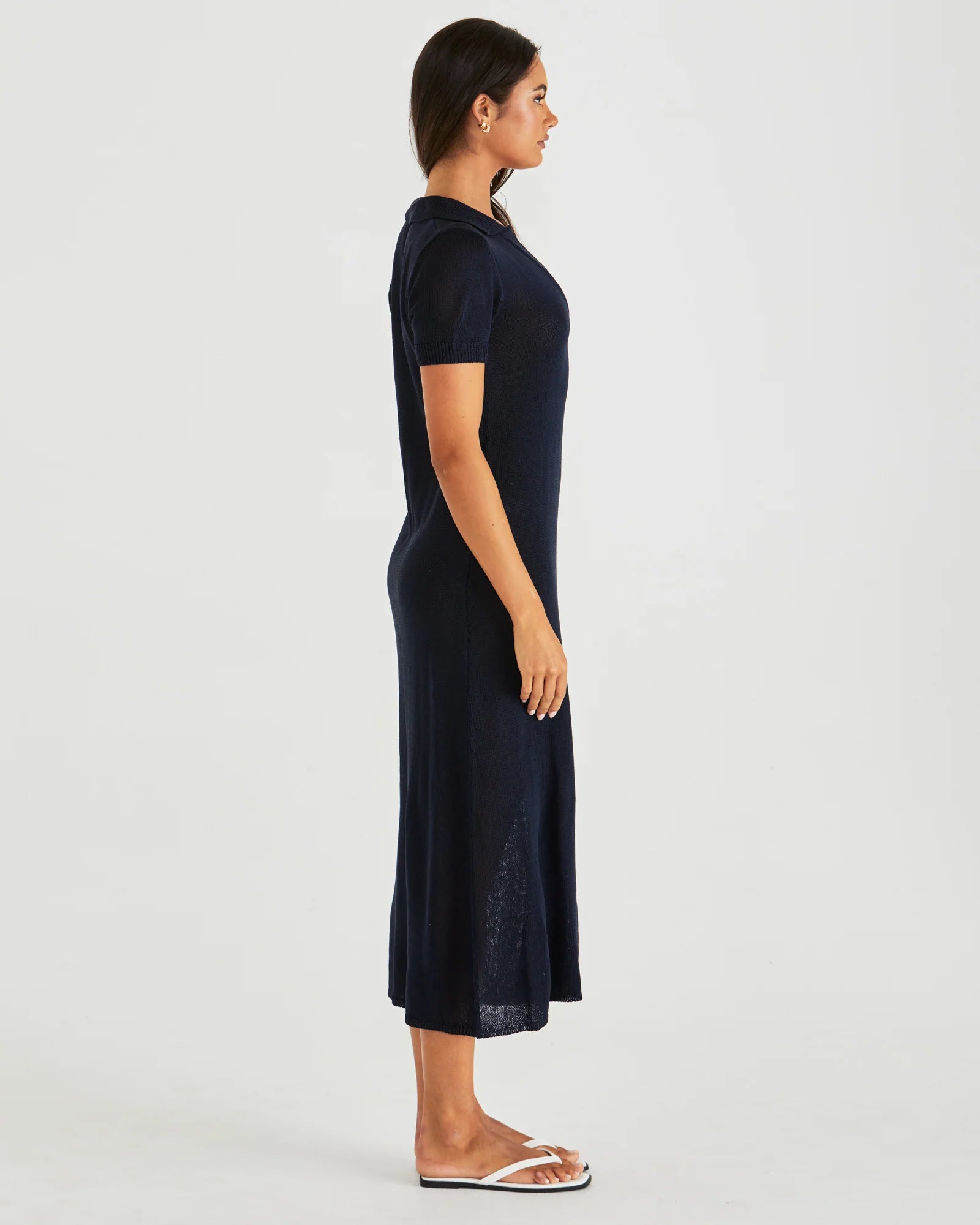 Abbie Knit Polo Dress