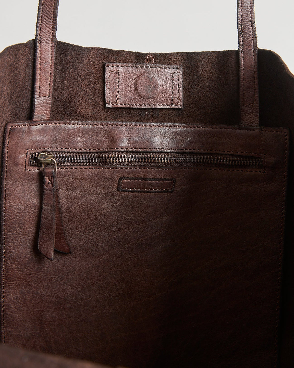 Unlined Tote Chocolate