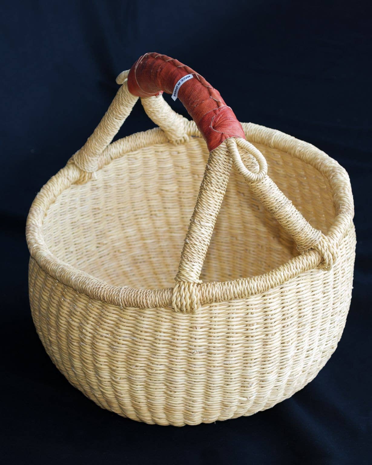 Natural Round basket: Large