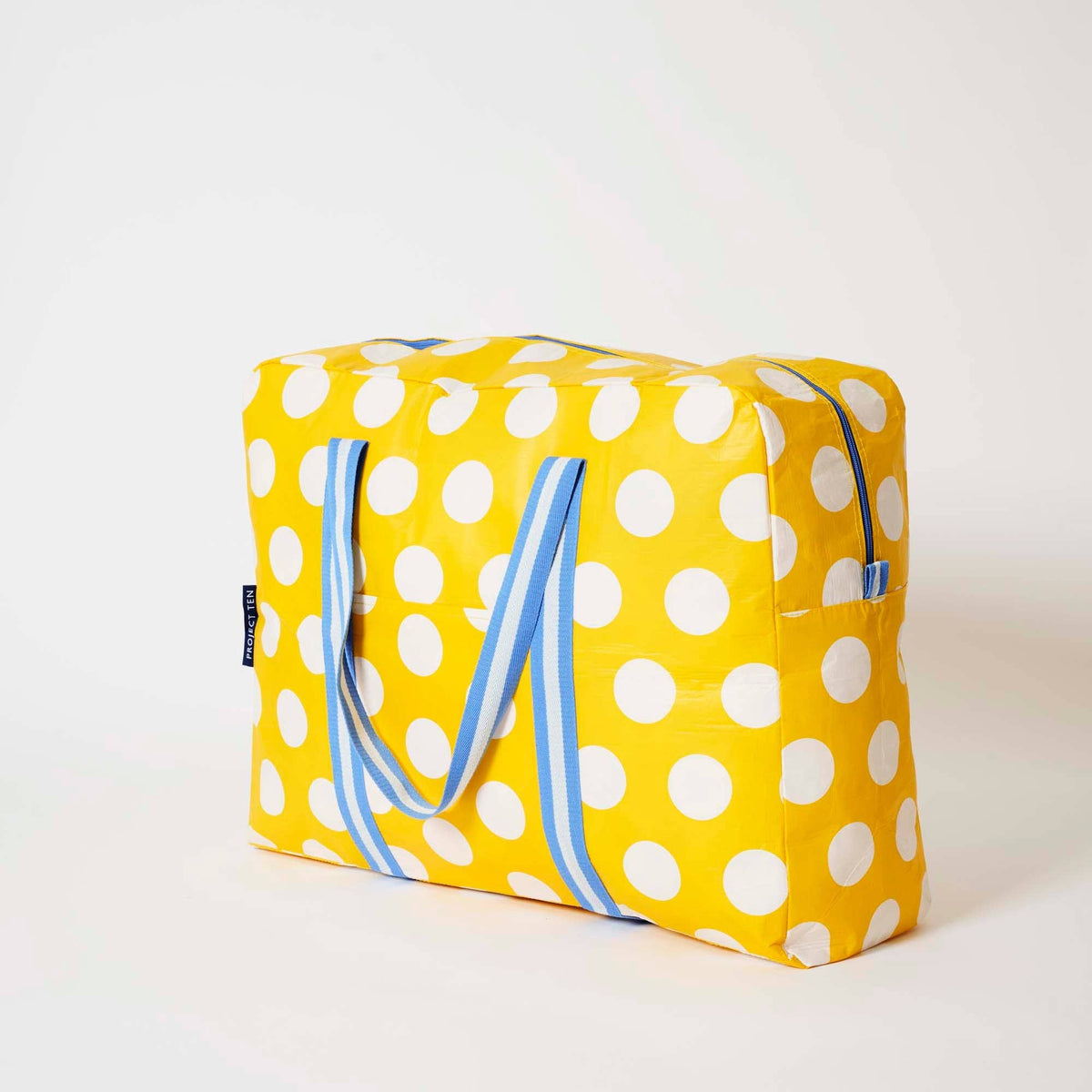 Overnight Bag – Yellow Polka Dot - Gateway Gifts