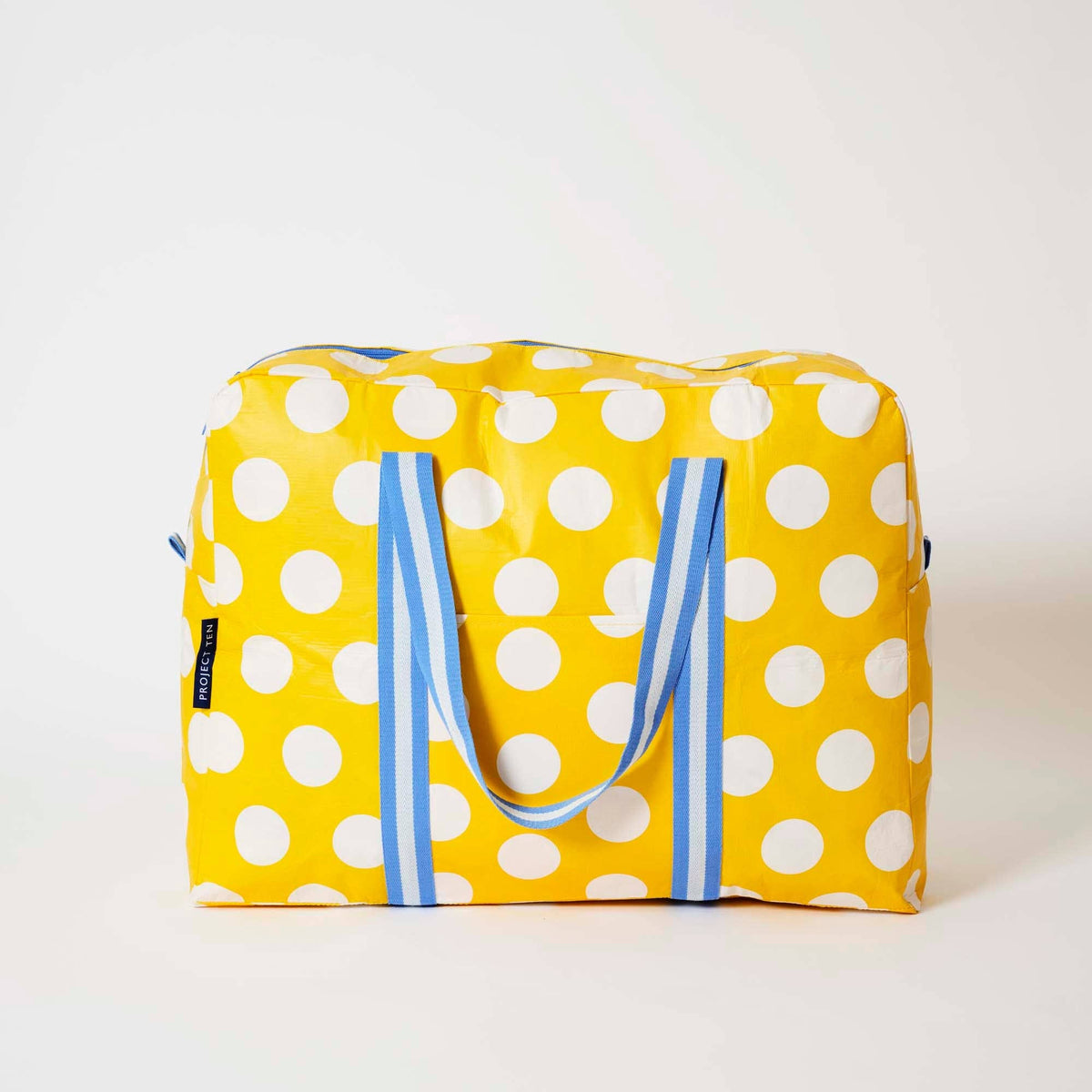 Overnight Bag – Yellow Polka Dot - Gateway Gifts