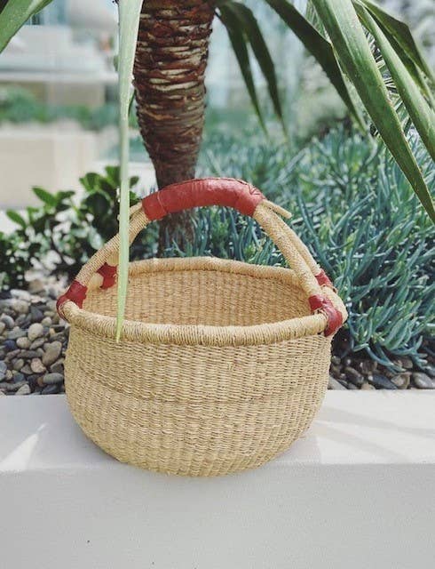 Natural Round basket: Large