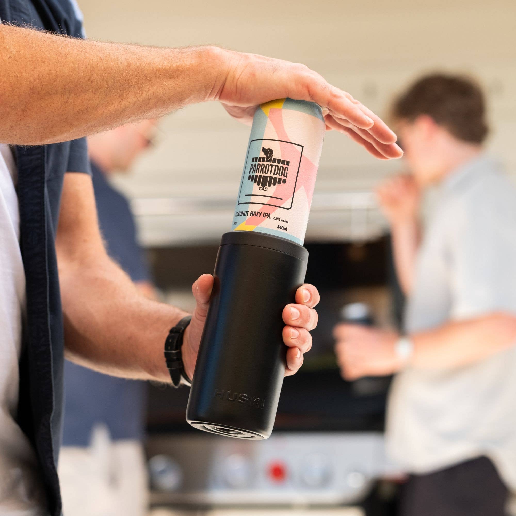 Huski Big Can Cooler - Champagne - Gateway Gifts
