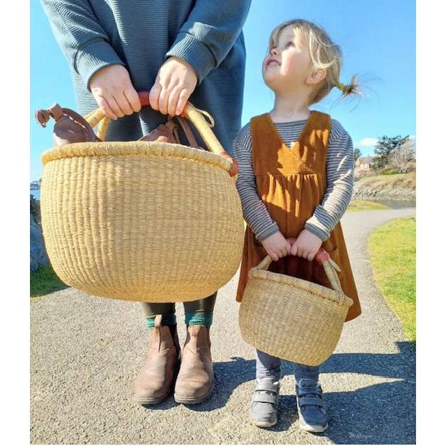Natural Round basket: Large
