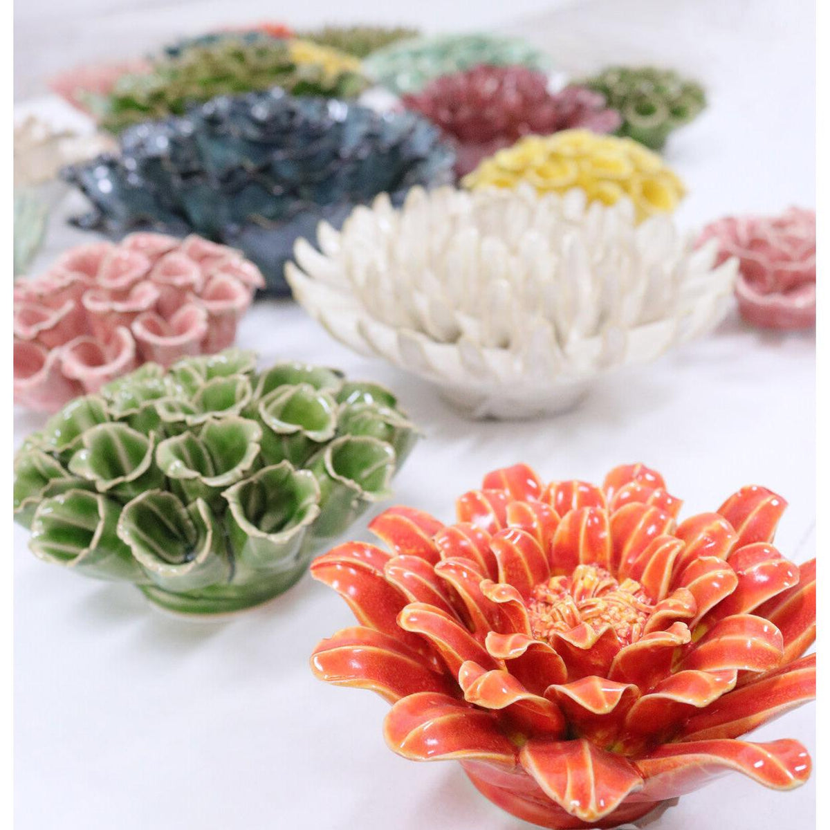 Ceramic Flower White - Gateway Gifts