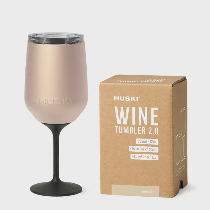 Huski Wine Tumbler - Colour Champagne