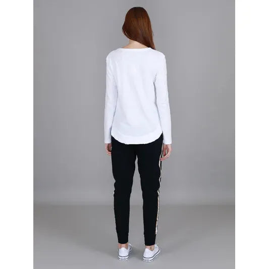 Mosman  Long Sleeve Tee - White