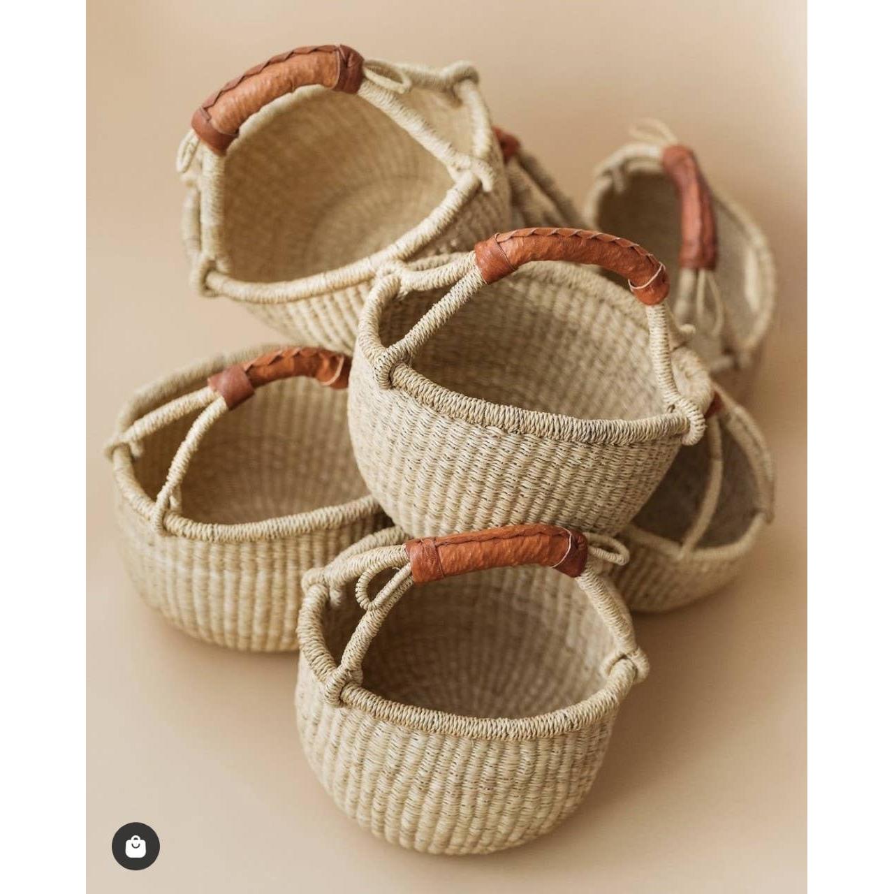 Natural Round basket: Small