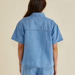Saffra Short Sleeve Denim Shirt