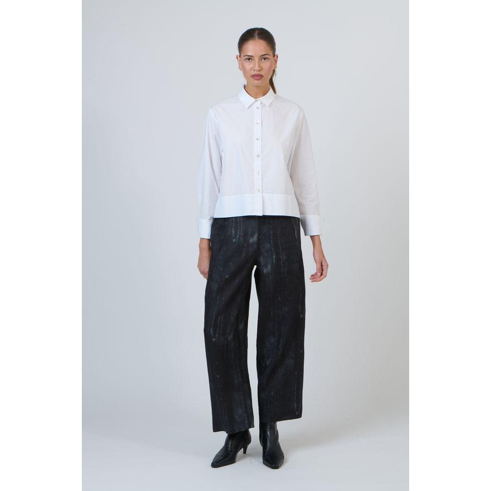 Button Through Top White - Gateway Gifts