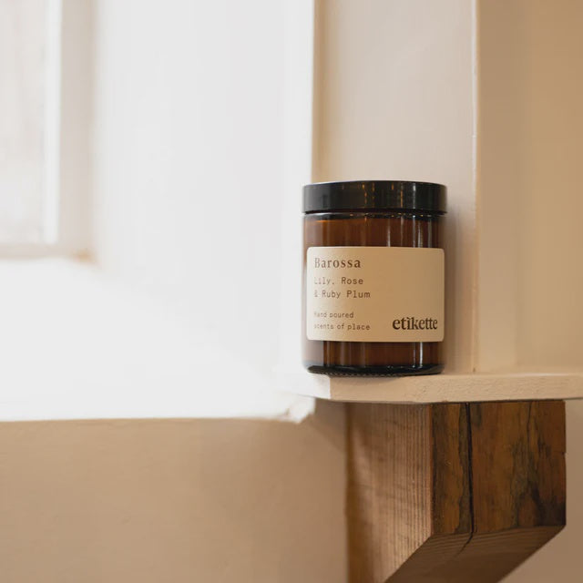 Etikette Barossa Candle 175ml - Gateway Gifts