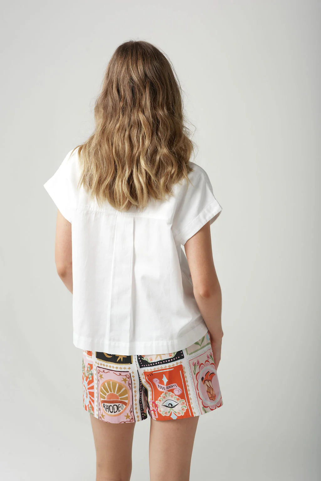 Rodeo Patch Cap Sleeve Shirt
