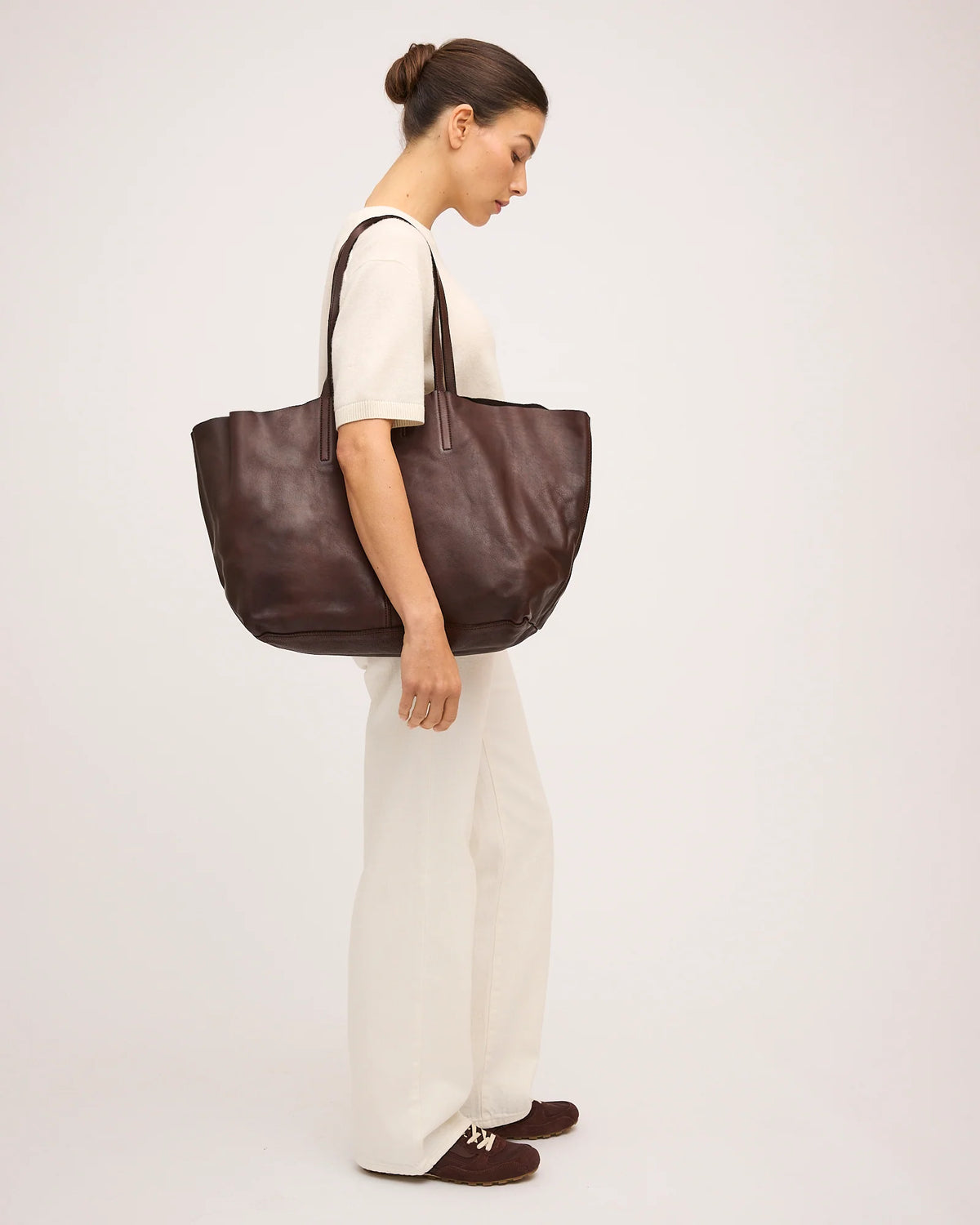 Unlined Tote Chocolate