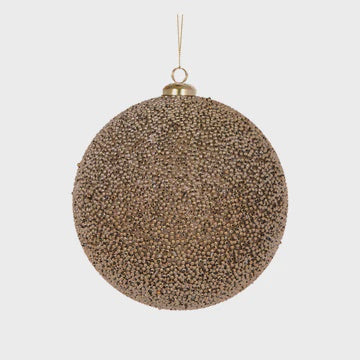 Champagne Caviar Bauble  15cm