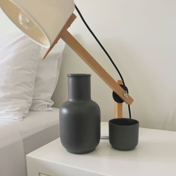 Flax Carafe Charcoal - Gateway Gifts