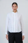 Pintuck Linen Shirt / White - Gateway Gifts
