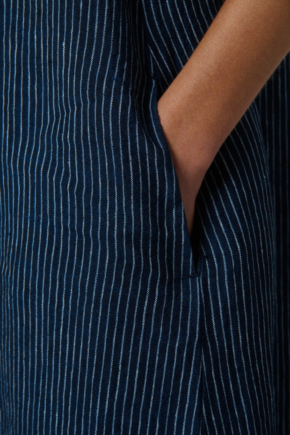 Marine Linen Dress