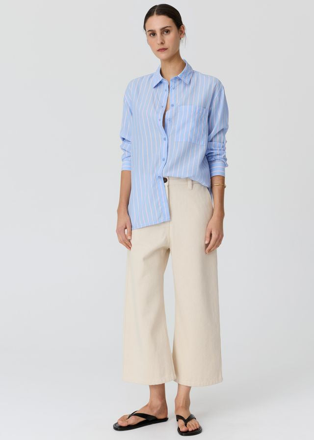 Aubin l L/Sleeve Shirt Blue/Pink