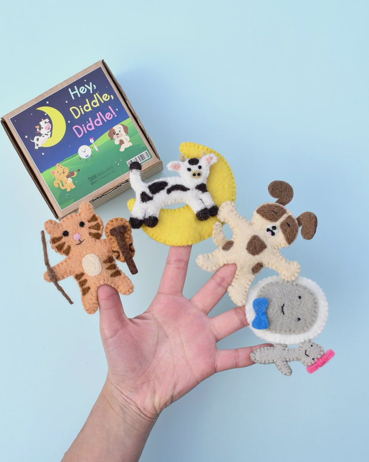 Hey Diddle Diddle Finger Puppets