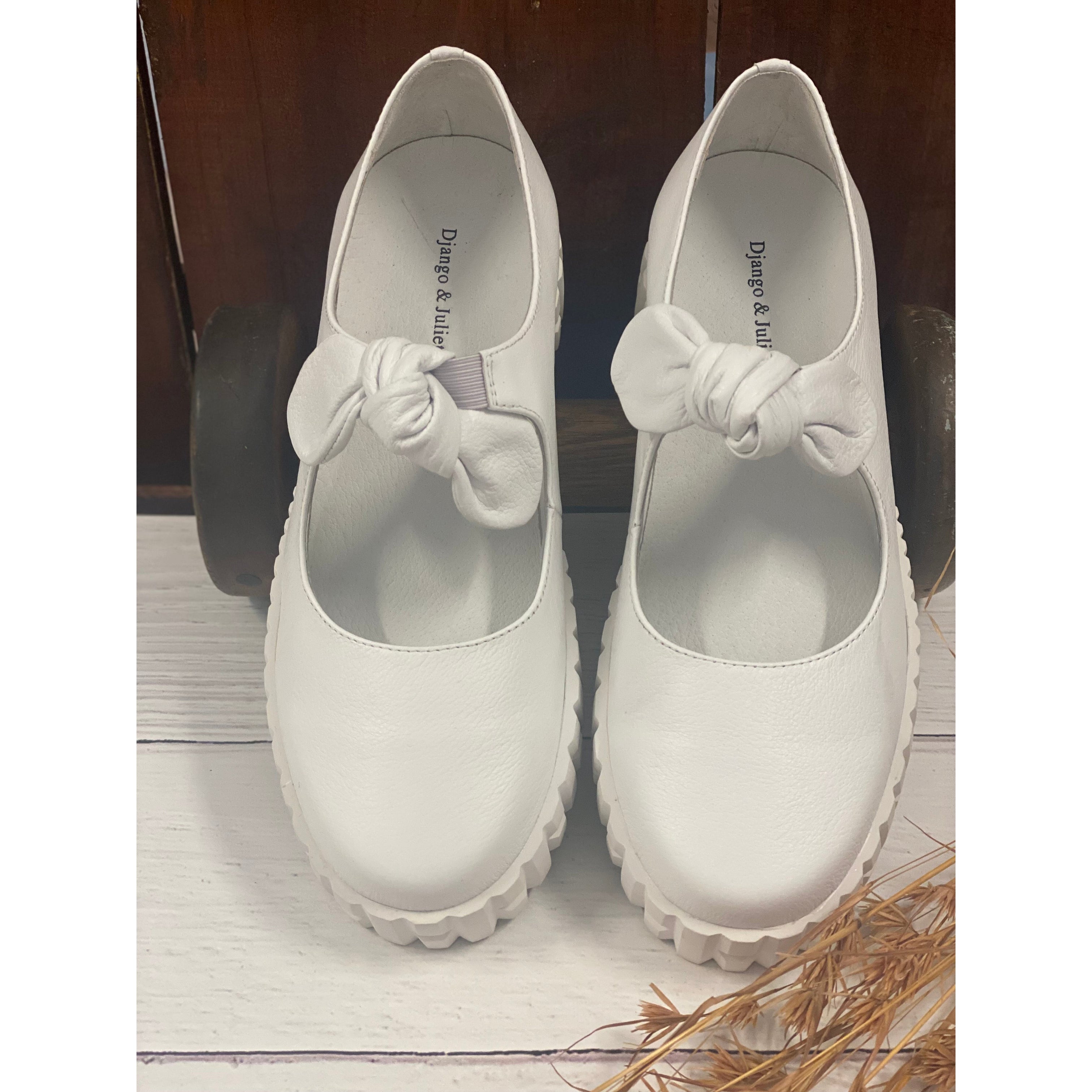 Orkid White Leather Sneaker