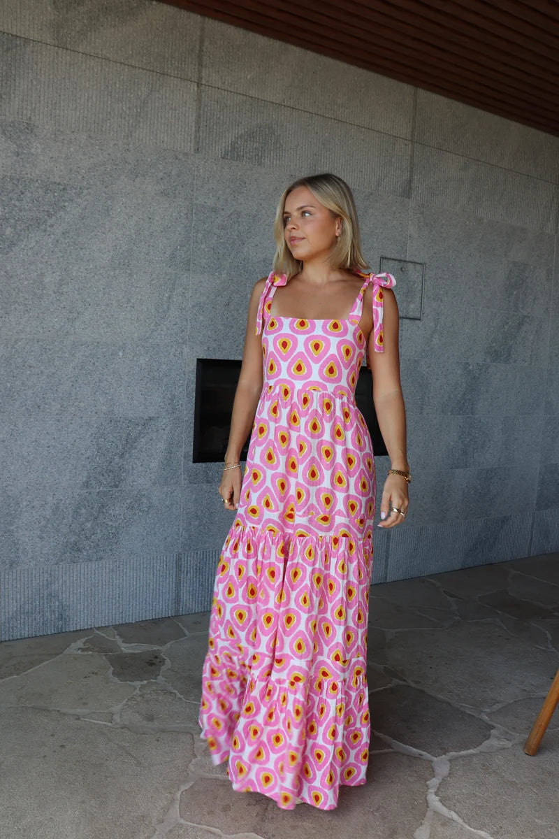 Natasha Dress Small Pink Drop - Gateway Gifts