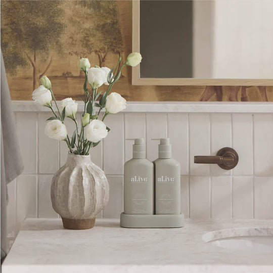Compact Bathroom Duo Ivory Bloom - Gateway Gifts