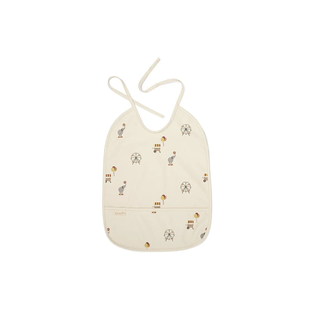 Ida Coated Bib Cream Circus