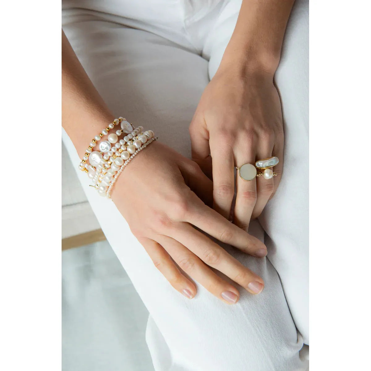 Prosperity Pearl spinning Ring
