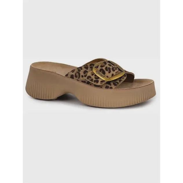 Beatrice Brown Leopard Slide - Gateway Gifts