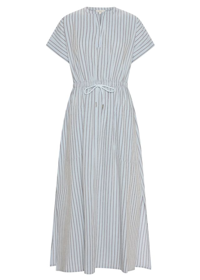 Bay Dress Blue/Choc Stripe