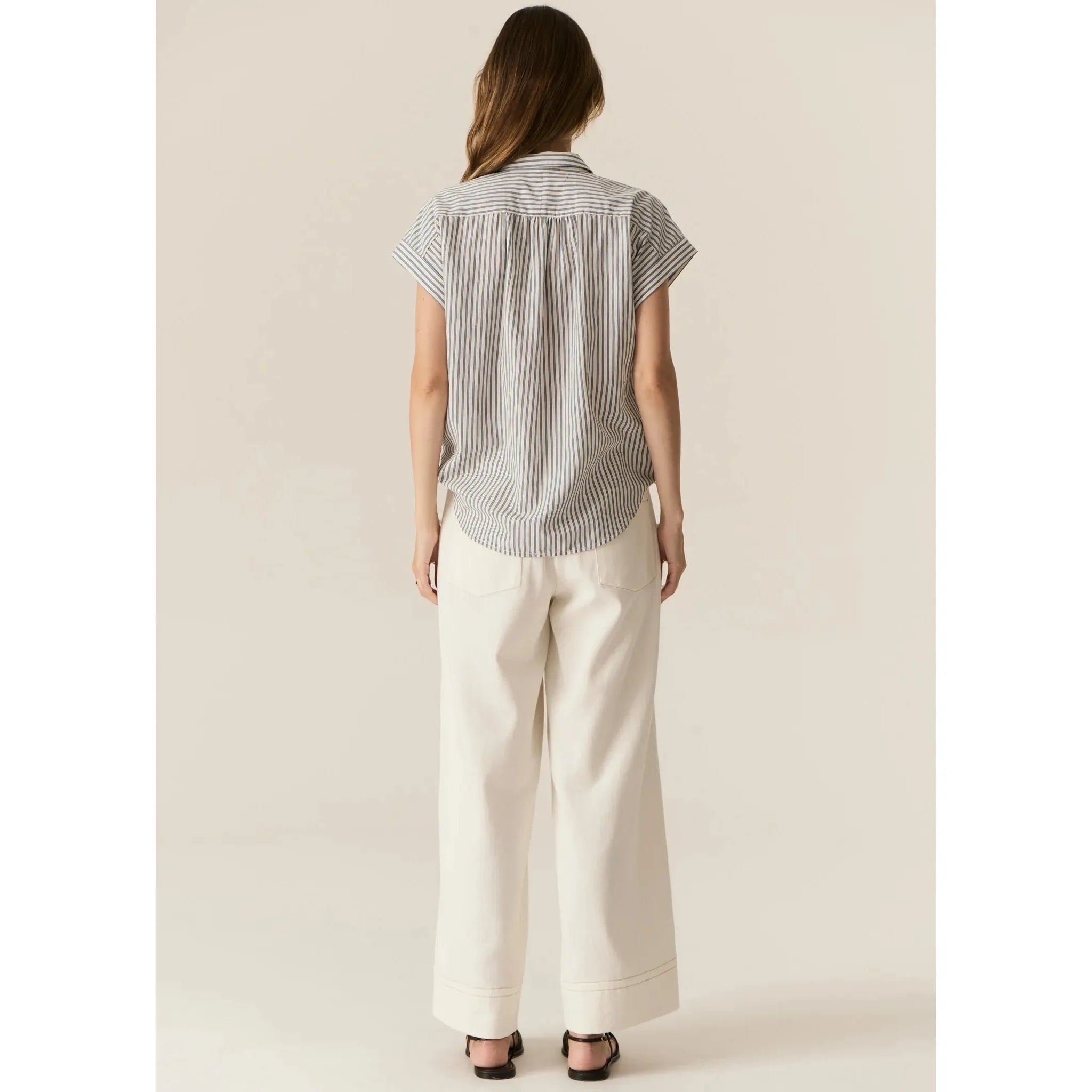 Carsen Full Length Pant Ecru - Gateway Gifts