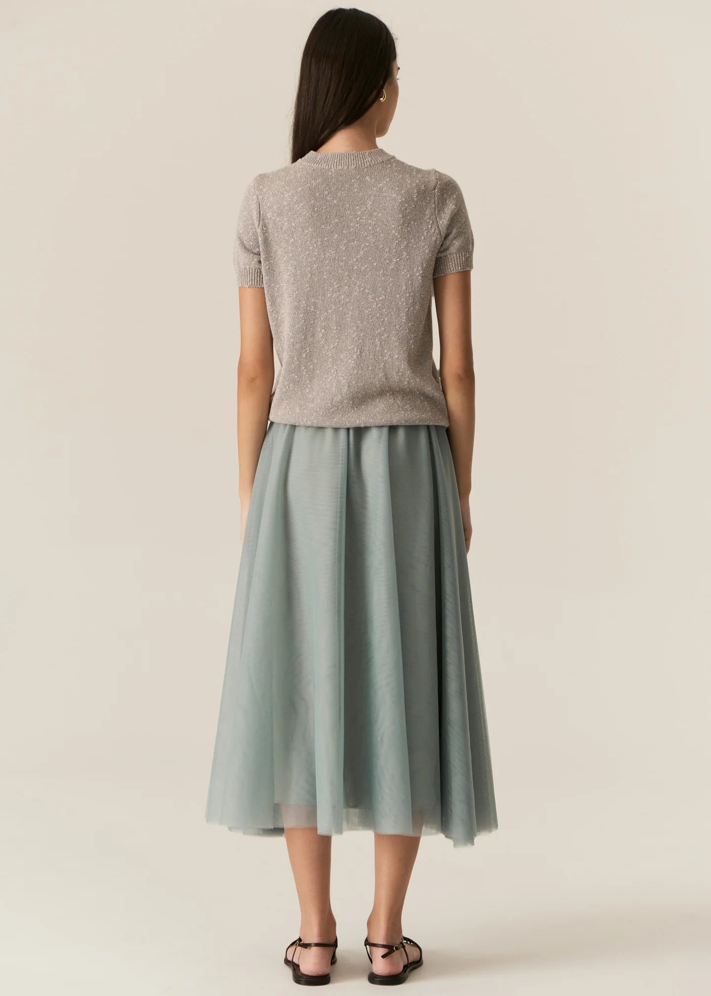 Pax Lurex Tee - Stone