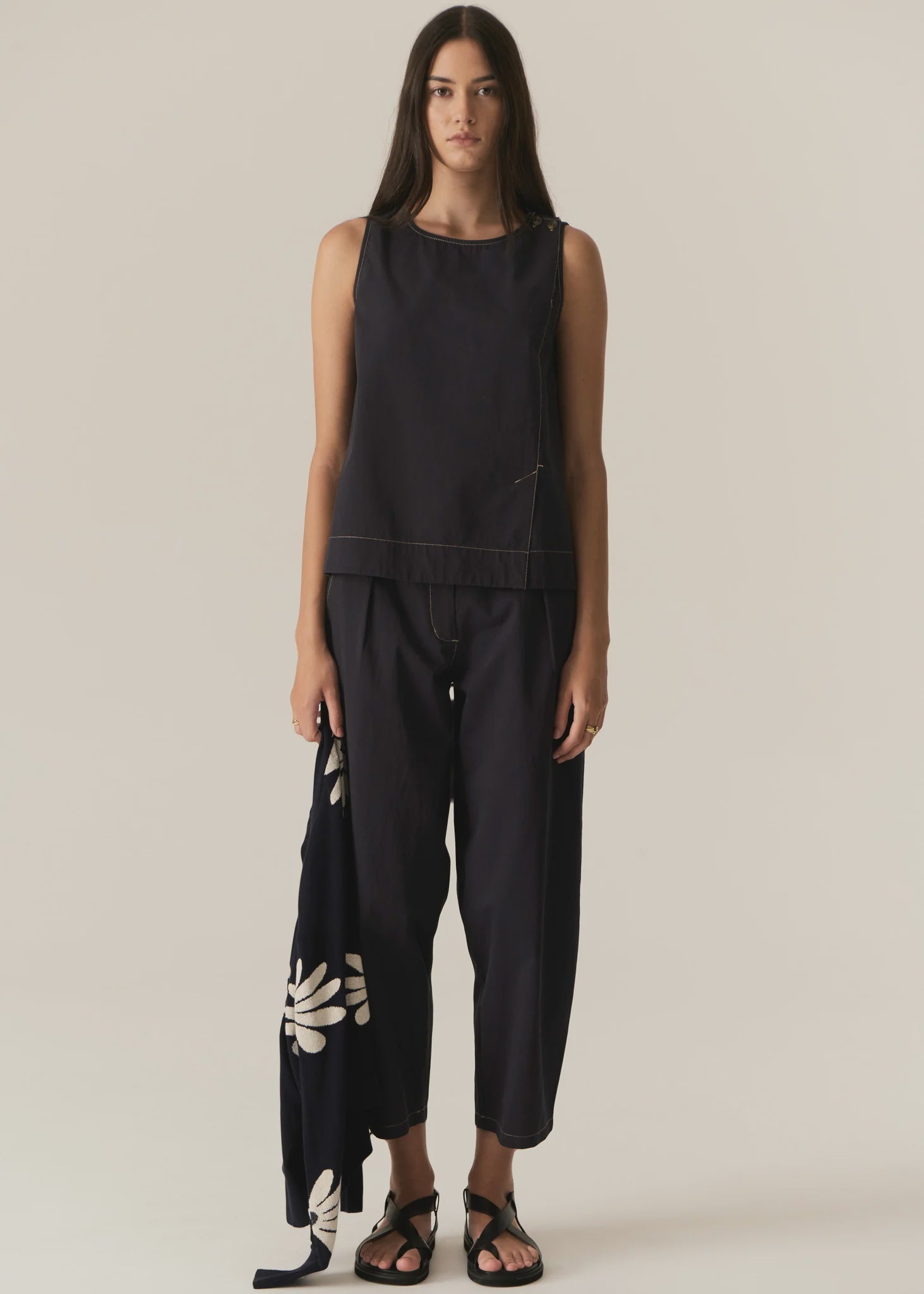 Avrid Barrel Pant Ink