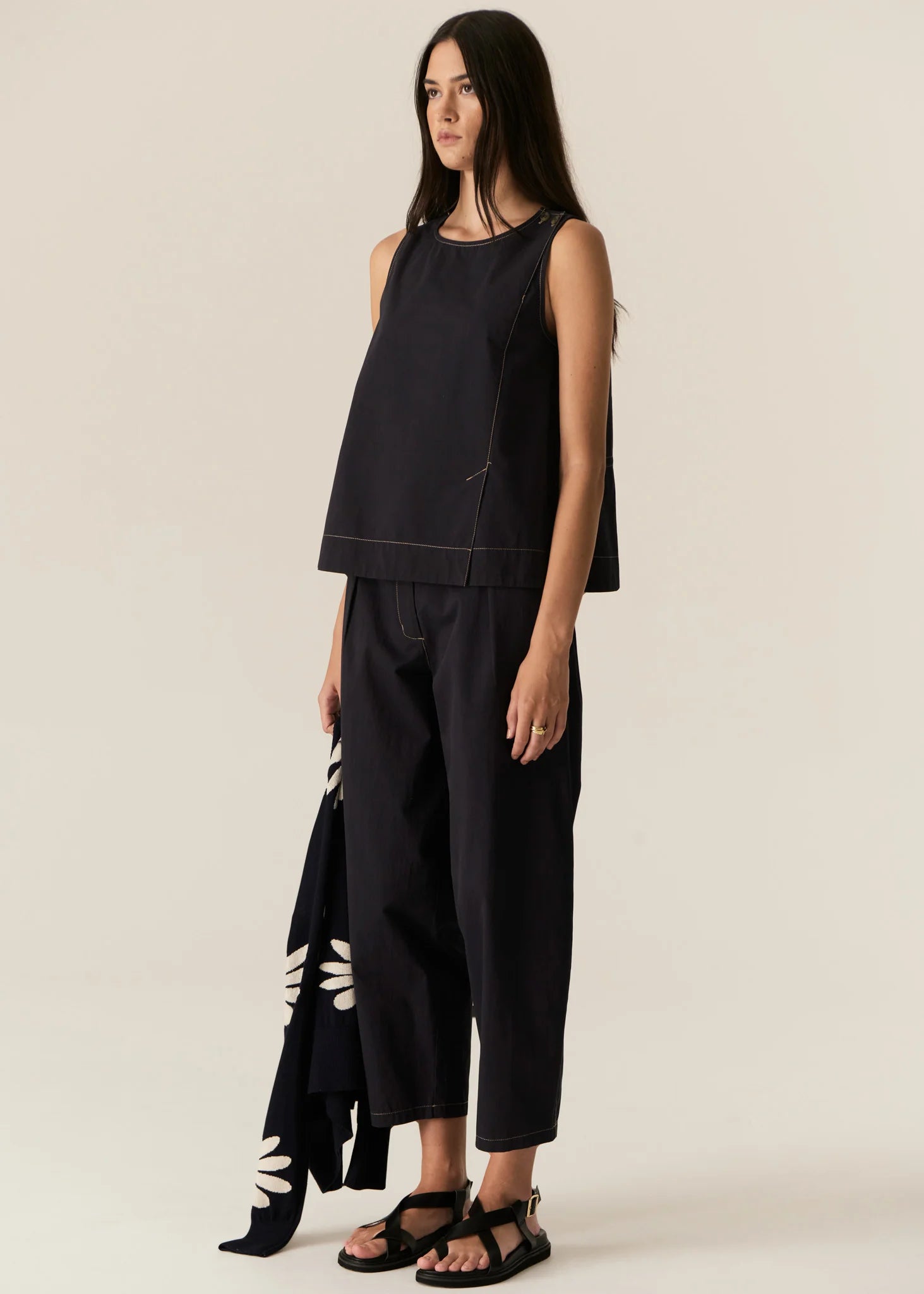 Avrid Barrel Pant Ink