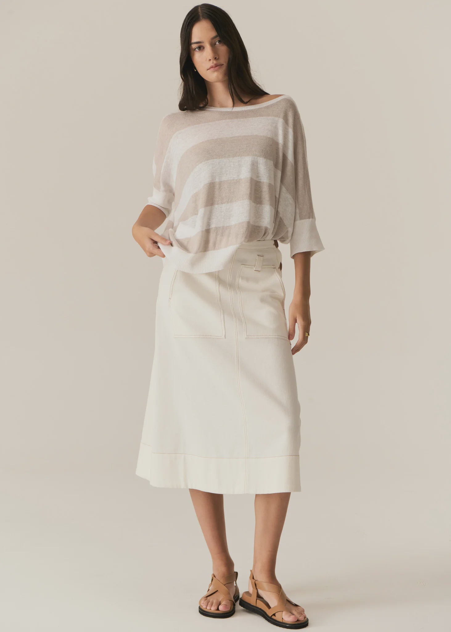 Carsen Skirt Ecru