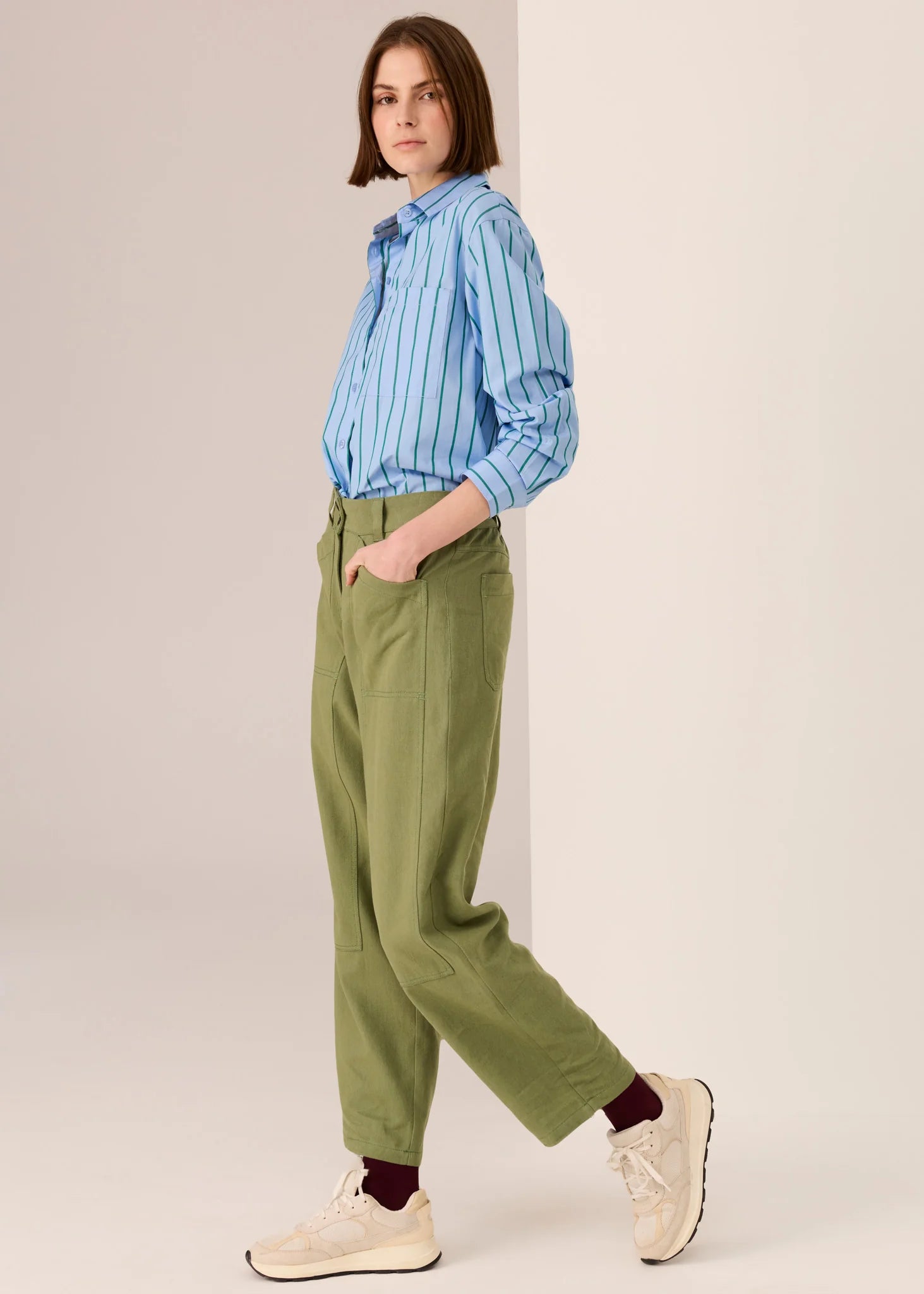 Marlon Stripe Shirt / Blue Stripe - Gateway Gifts