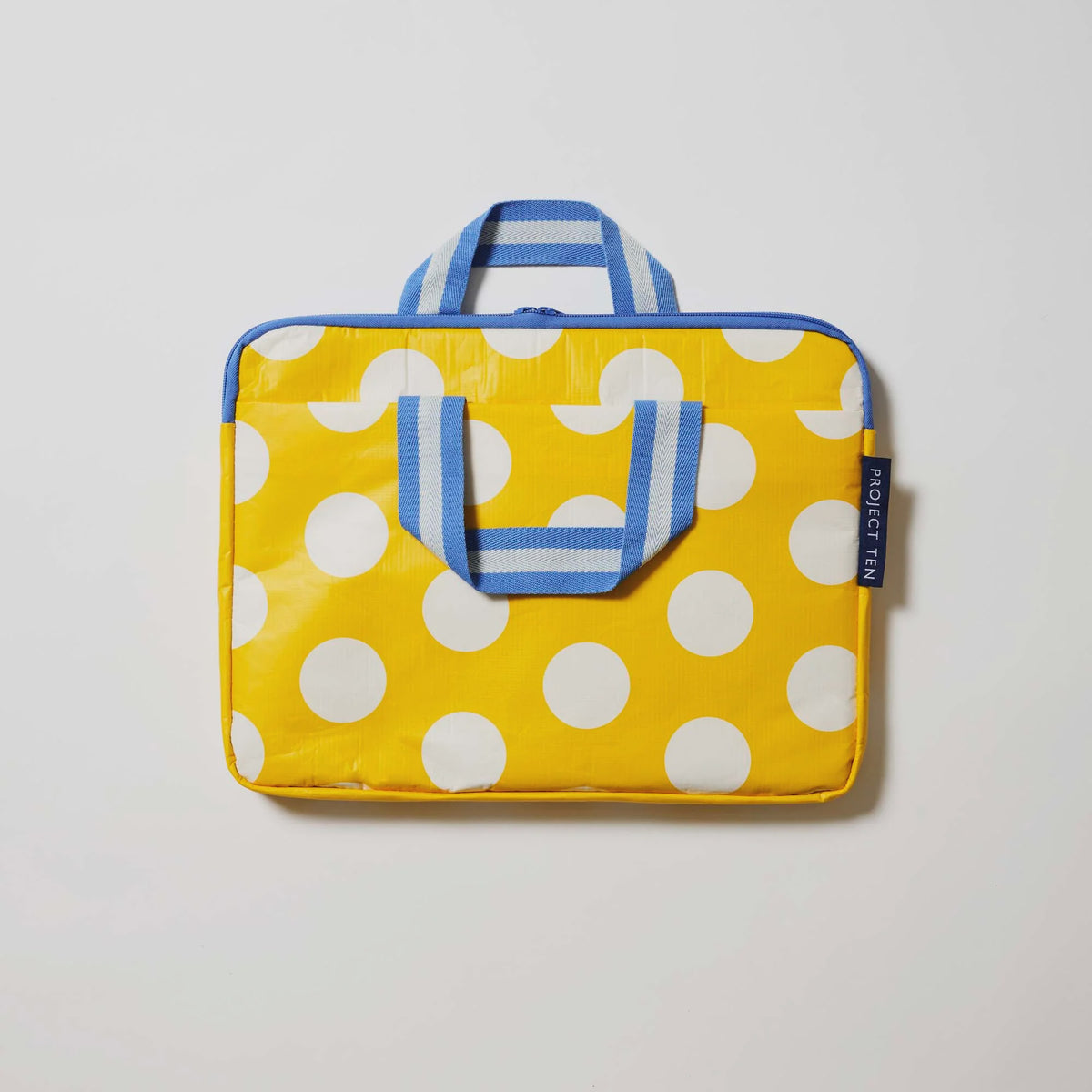 Lap Top Case Yellow Polka Dot