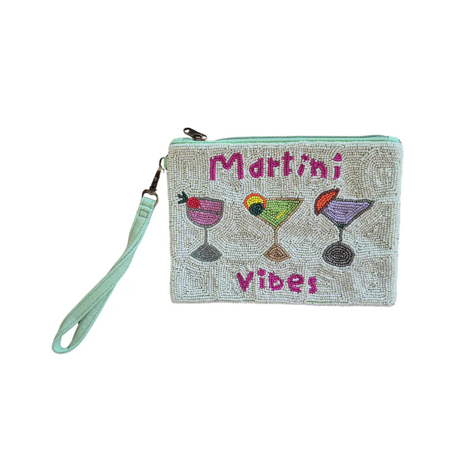 Martini Beaded Clutch