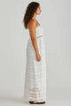 Kali Broderie Dress White