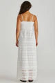 Kali Broderie Dress White