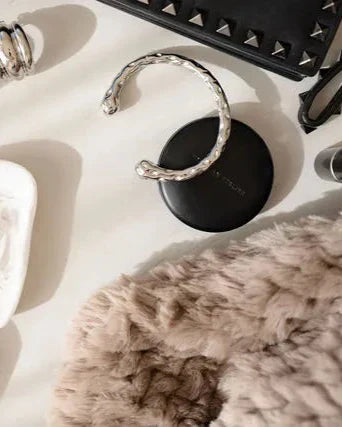 Alana Hammered Silver Cuff
