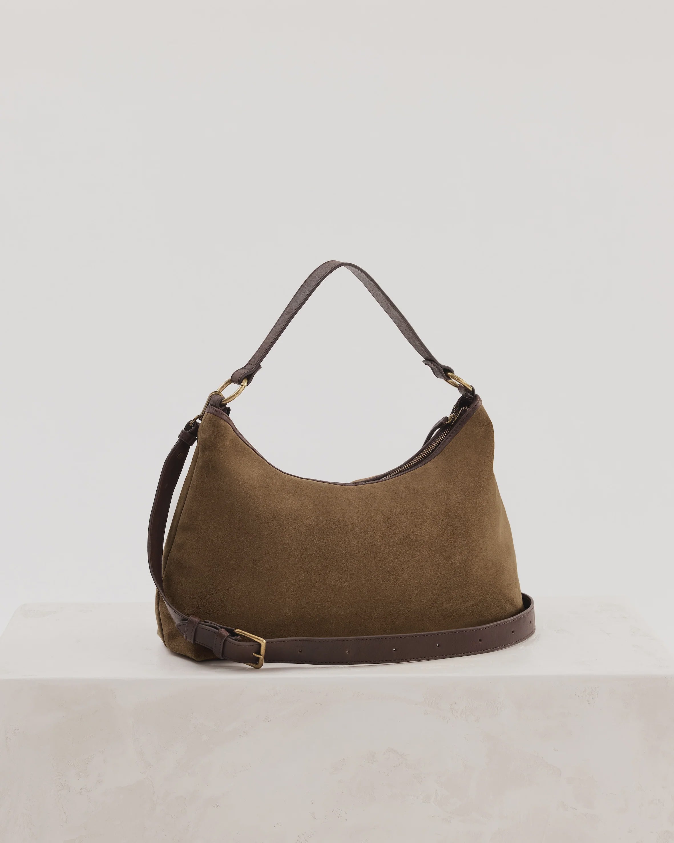 Suede Slouchy Chestnut